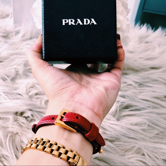Rare Prada Saffiano leather Bracelet - Picture 3 of 4